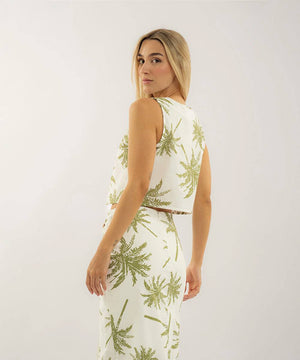 Blusa Sisa Cruzada Verde Oliva Blusas Para Mujer | Ticket Store Colombia 3