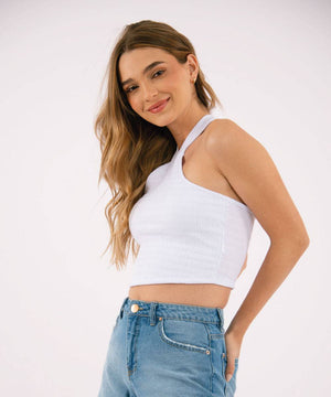 Blusa Tiras Blanco Blusas Para Mujer | Ticket Store Colombia 2