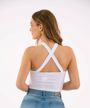 Blusa Tiras Blanco Blusas Para Mujer | Ticket Store Colombia 3