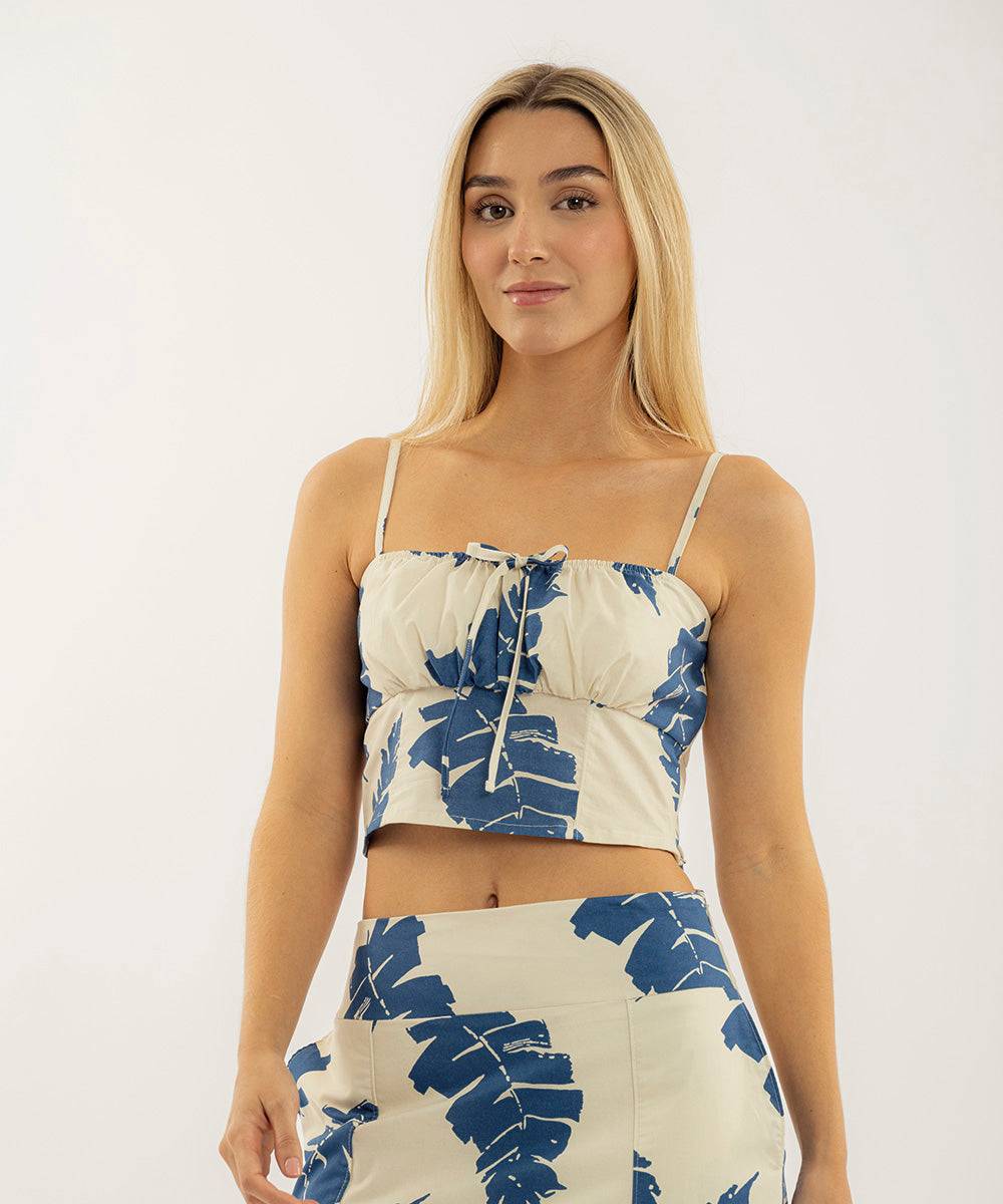 Blusa tiras AZUL PROFUNDO