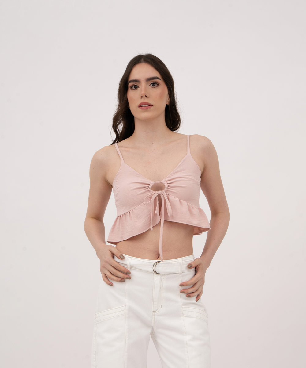 Blusa con bolero ROSADO EMPOLVADO