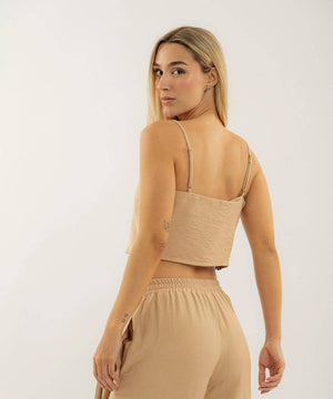 Blusa Tiras Camel Blusas Para Mujer | Ticket Store Colombia 4