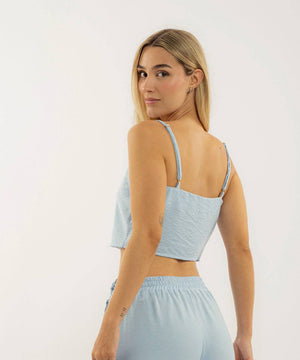 Blusa Tiras Azul Cielo Blusas Para Mujer | Ticket Store Colombia 3