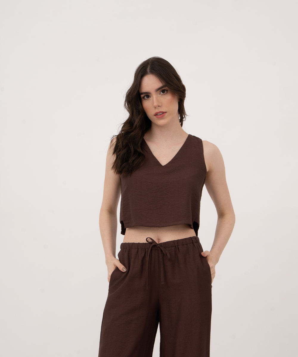 Blusa sisa CHOCOLATE