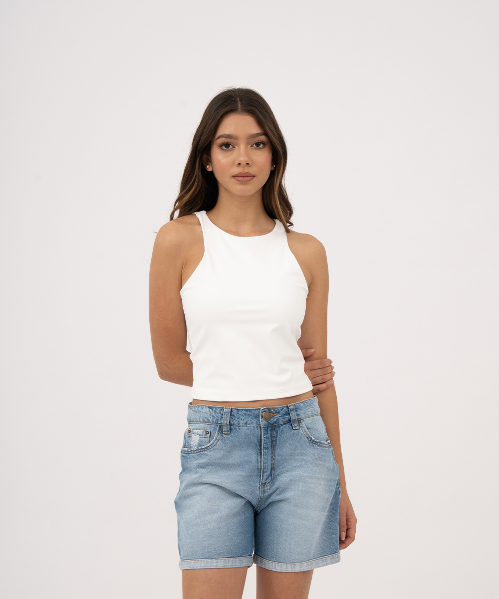 Crop top sisa BLANCO