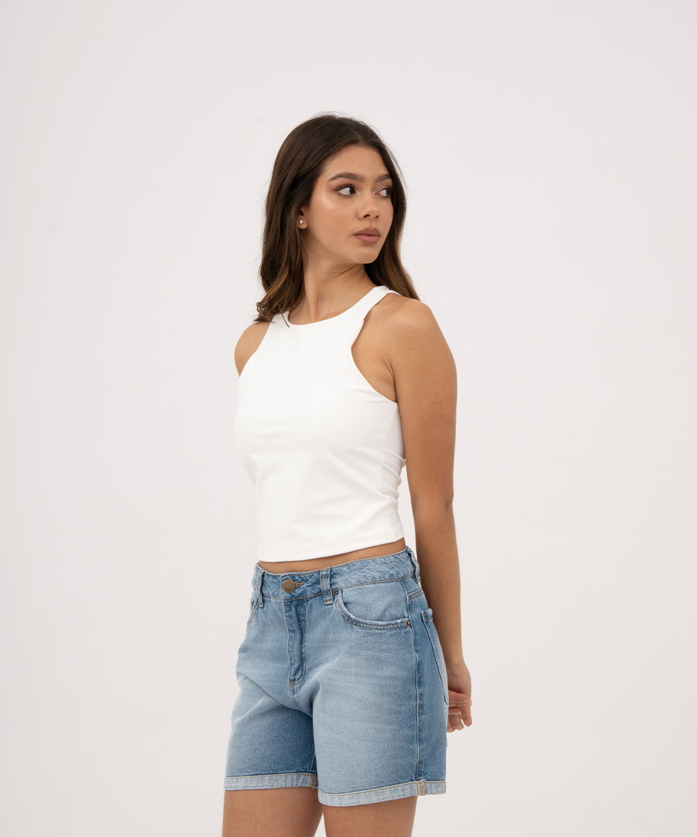 Crop top sisa BLANCO