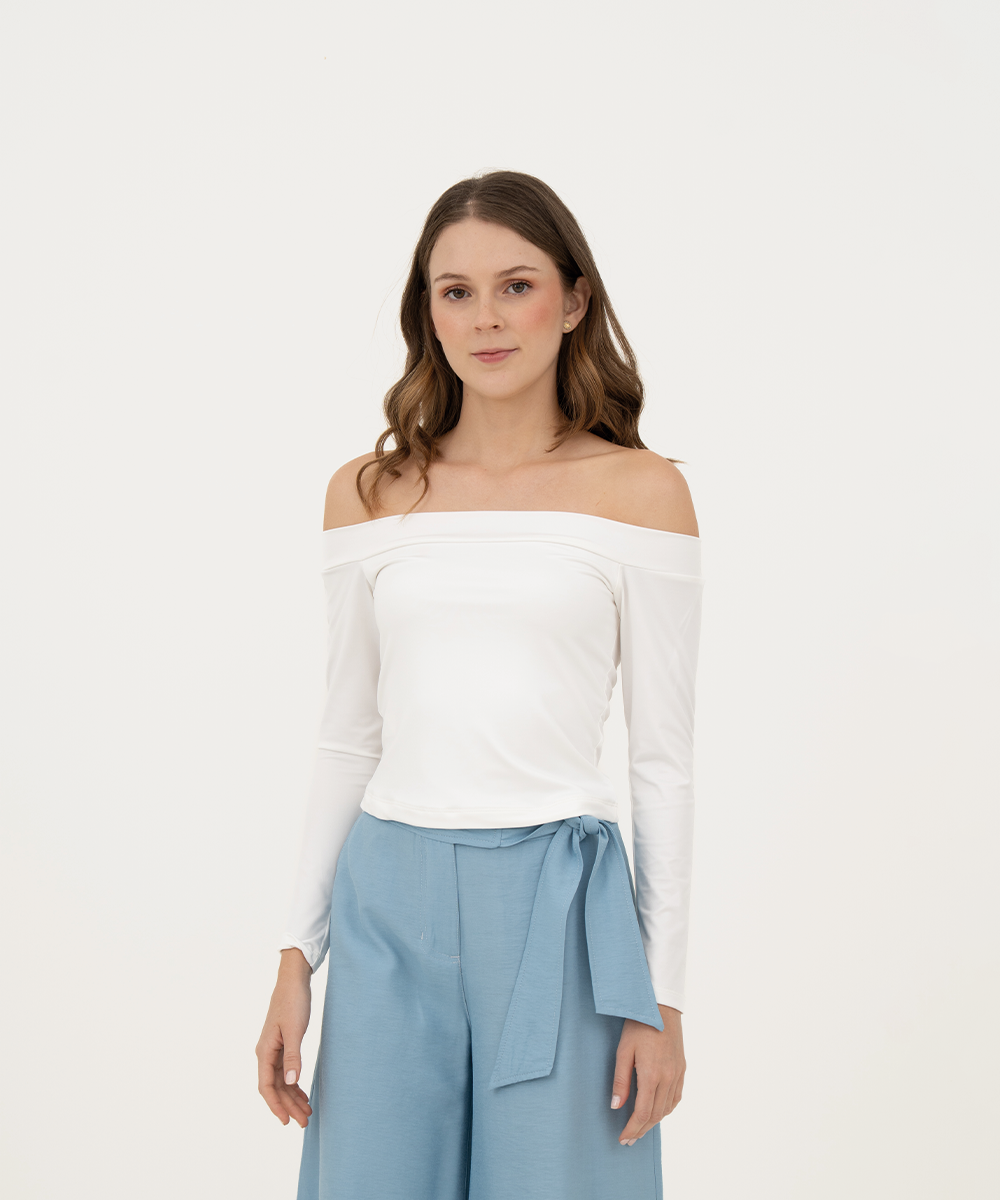 Blusa bandeja BLANCO