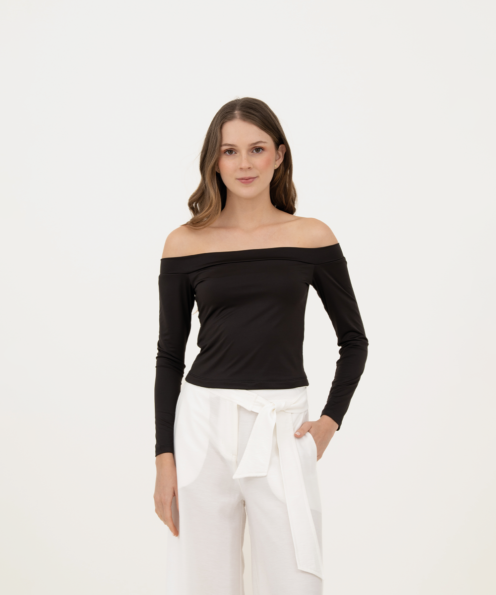 Blusa bandeja NEGRO