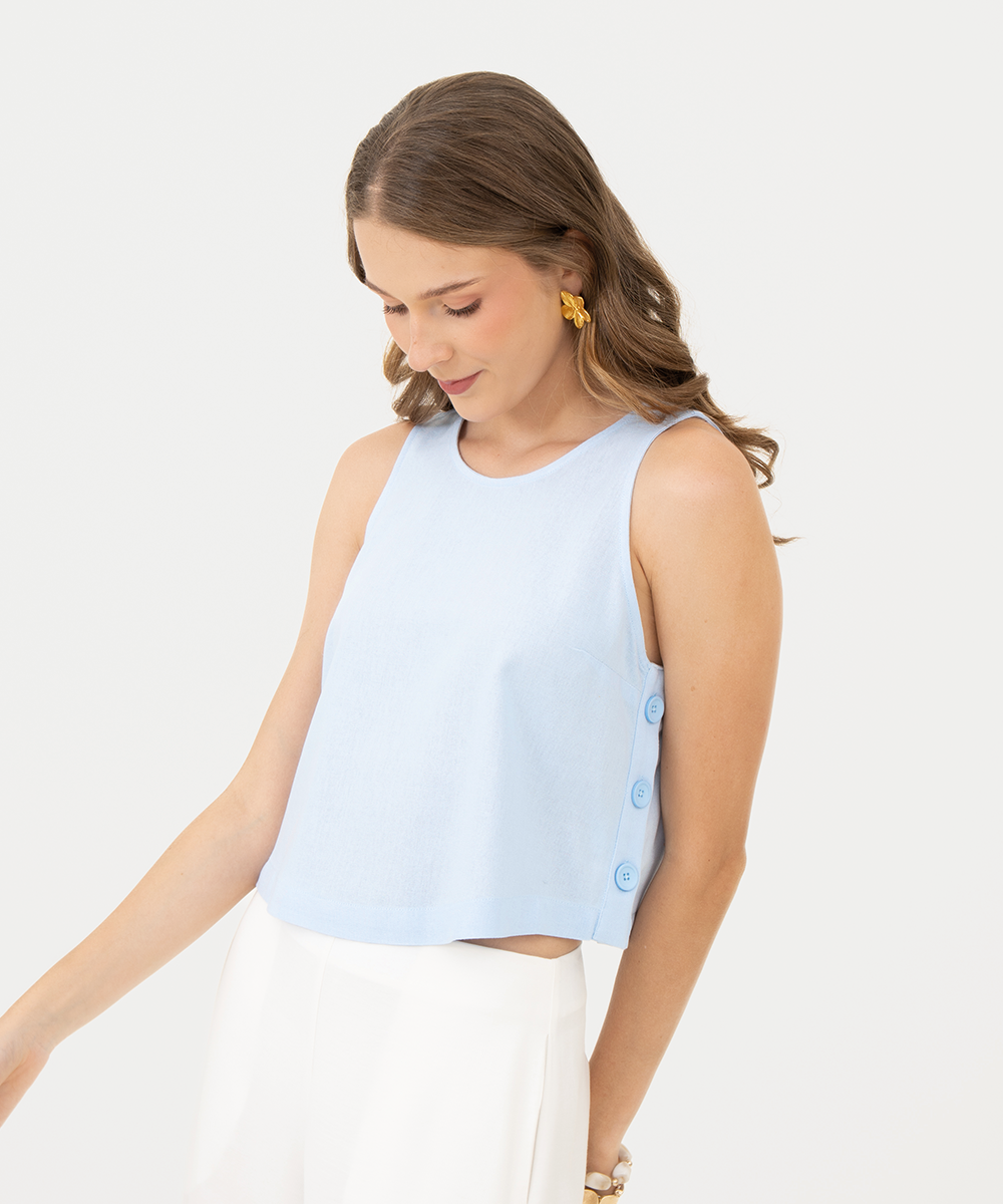 Blusa sisa Azul Cielo