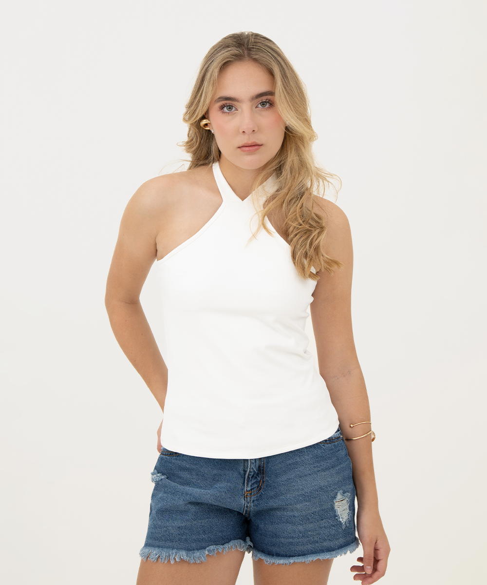Blusa tiras Blanco