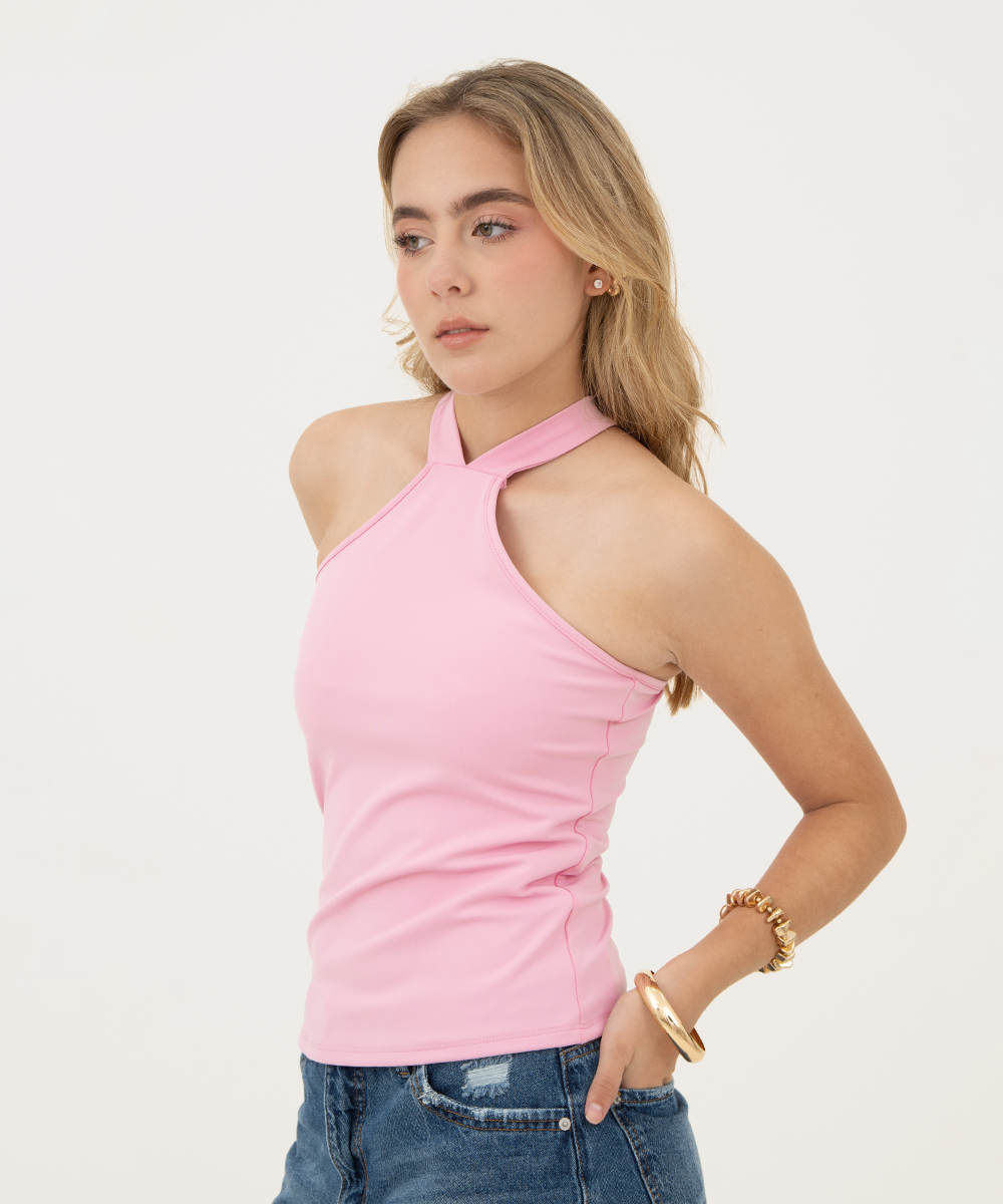 Blusa tiras Rosado