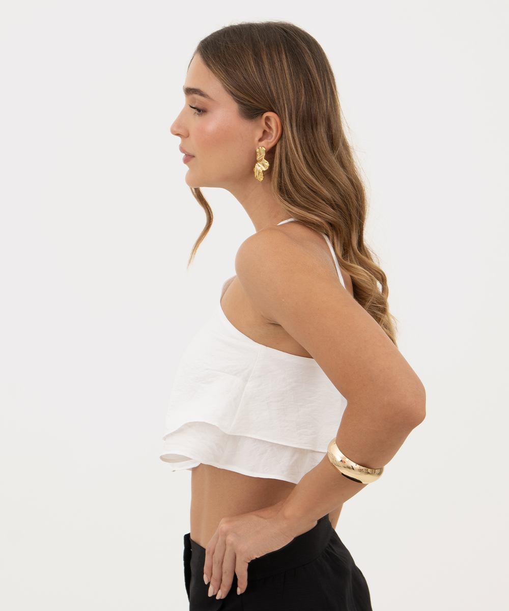 Blusa boleros Blanco