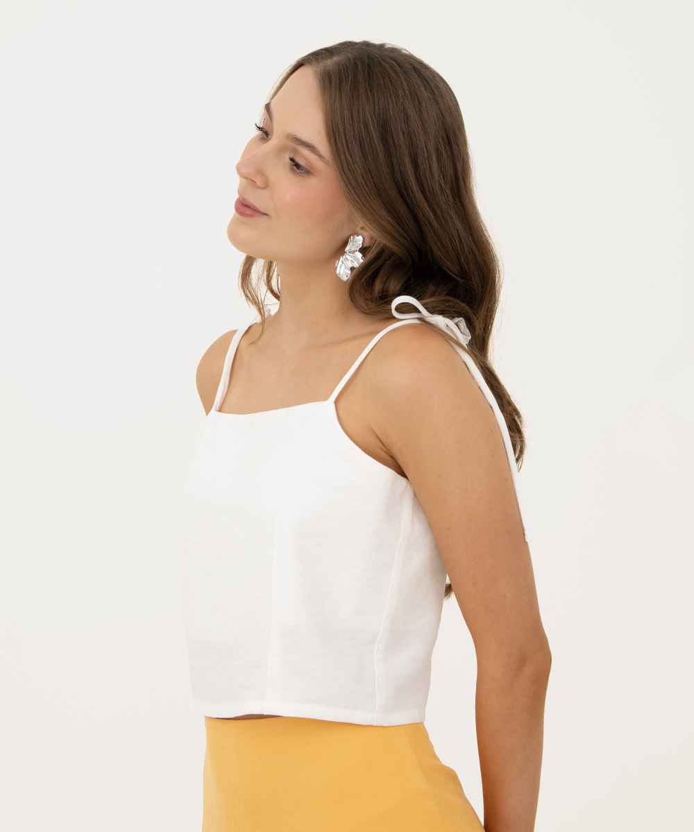 Blusa tiras Blanco