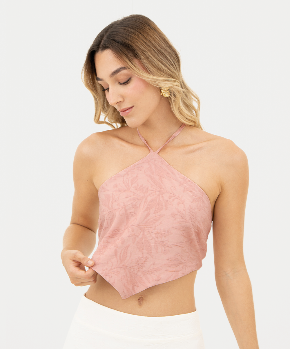 Blusa halter Rubor