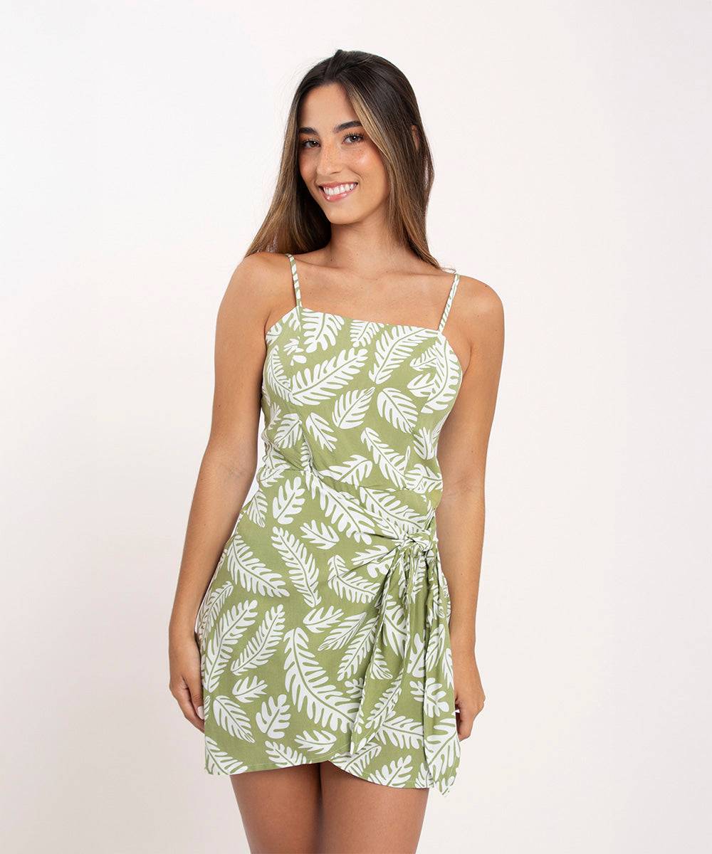 Vestido Tiras Verde Vestidos Para Mujer | Ticket Store Colombia 2