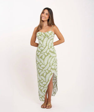 Vestido Tiras Verde Vestidos Para Mujer | Ticket Store Colombia 2