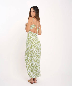 Vestido Tiras Verde Vestidos Para Mujer | Ticket Store Colombia 3