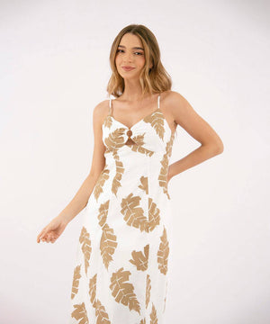 Vestido Nesgas Camel Vestidos Para Mujer | Ticket Store Colombia 3