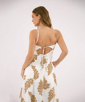 Vestido Nesgas Camel Vestidos Para Mujer | Ticket Store Colombia 4