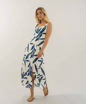 Vestido Midi Con Abertura Azul Profundo Vestidos Para Mujer | Ticket Store Colombia 2