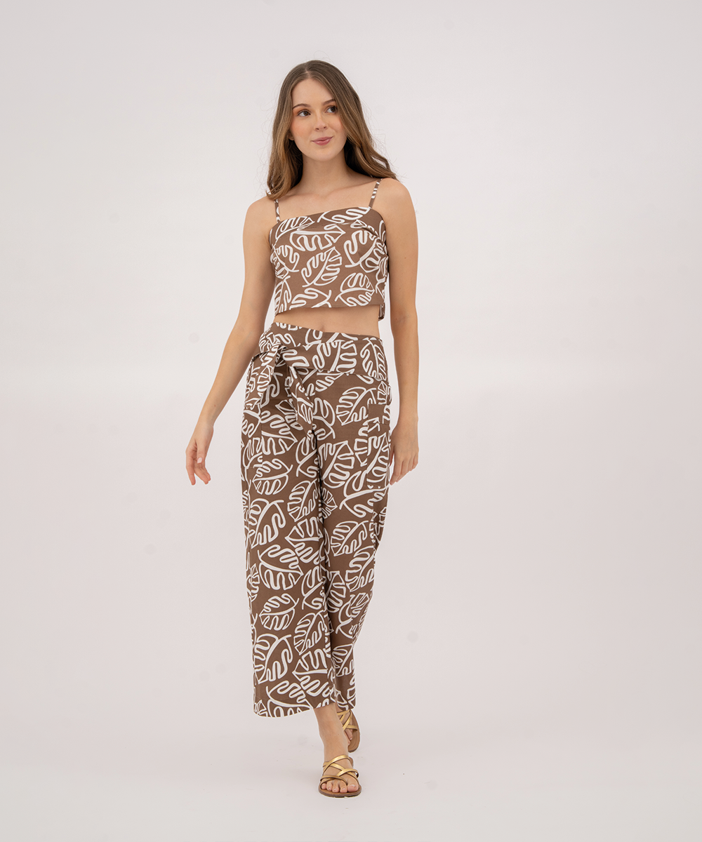 Culotte bandas nudo CHOCOLATE