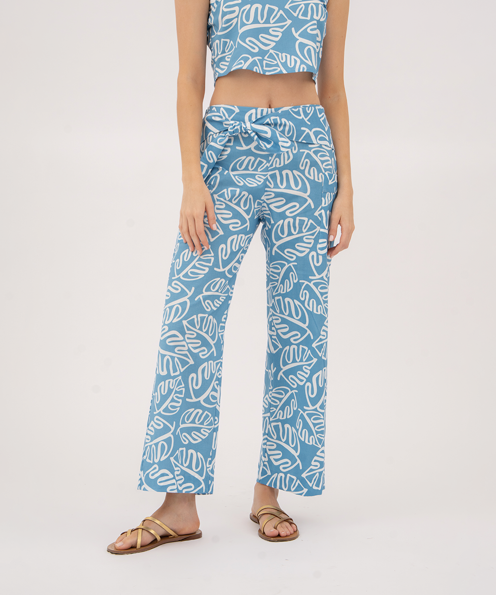 Culotte bandas nudo AZUL RADIANTE