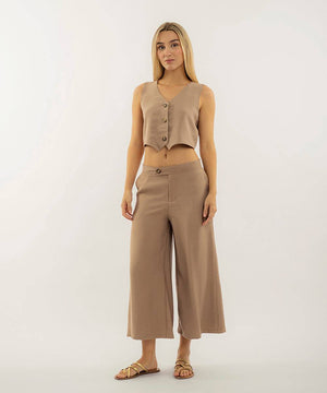 Chaleco Basico Camel Blusas Para Mujer | Ticket Store Colombia 4