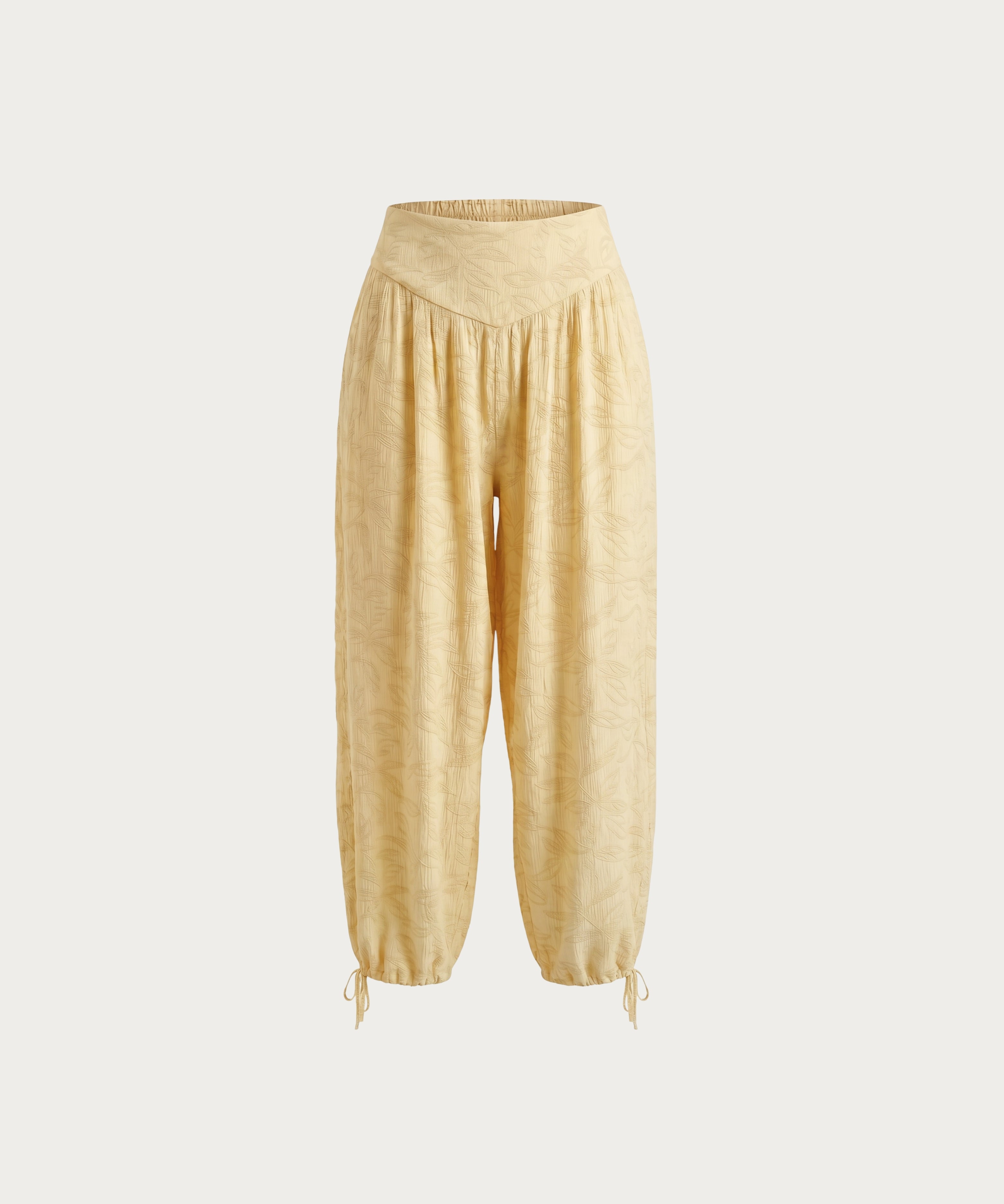 Pantalón bombacho Amarillo Pastel