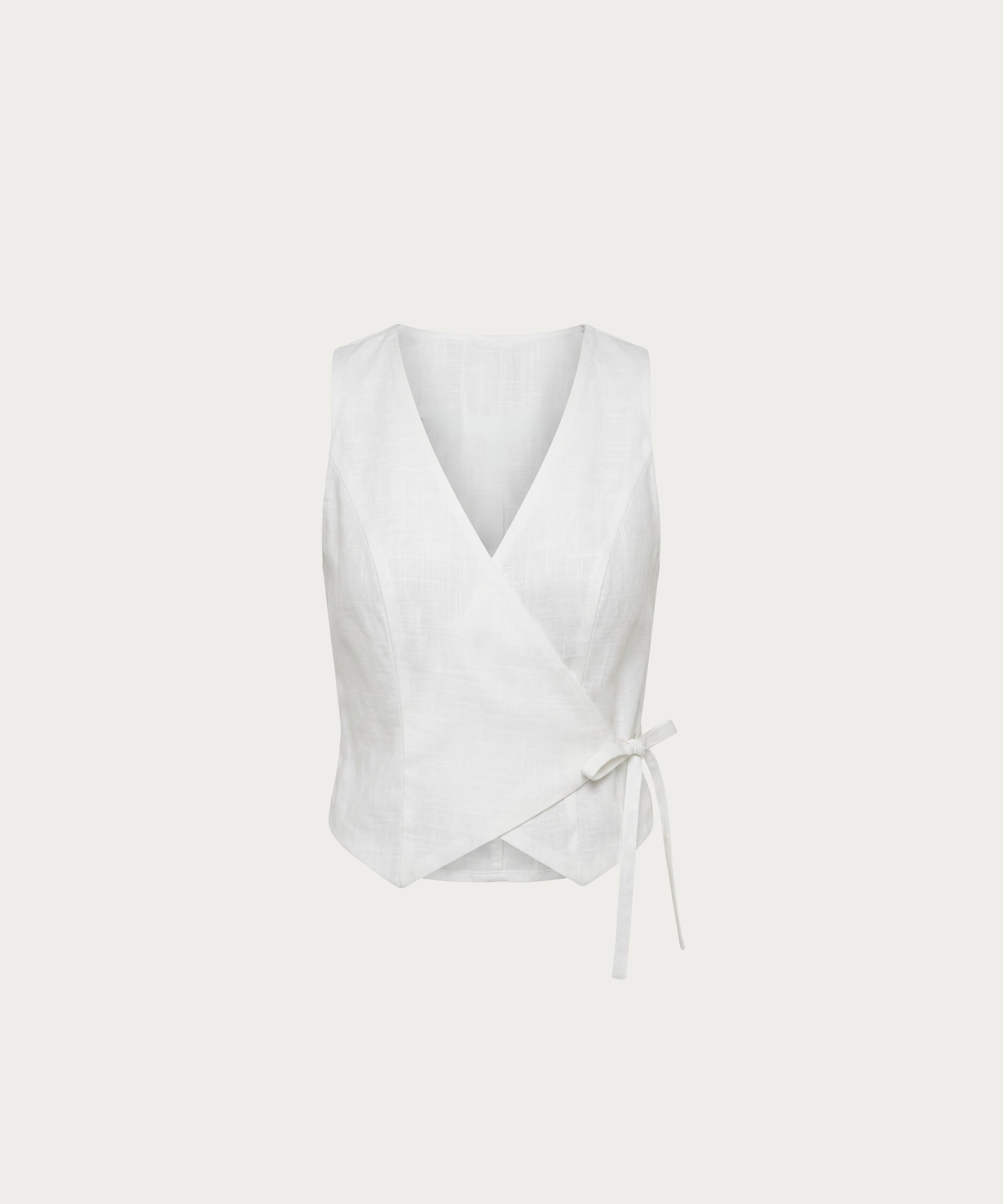 Blusa cruzada BLANCO