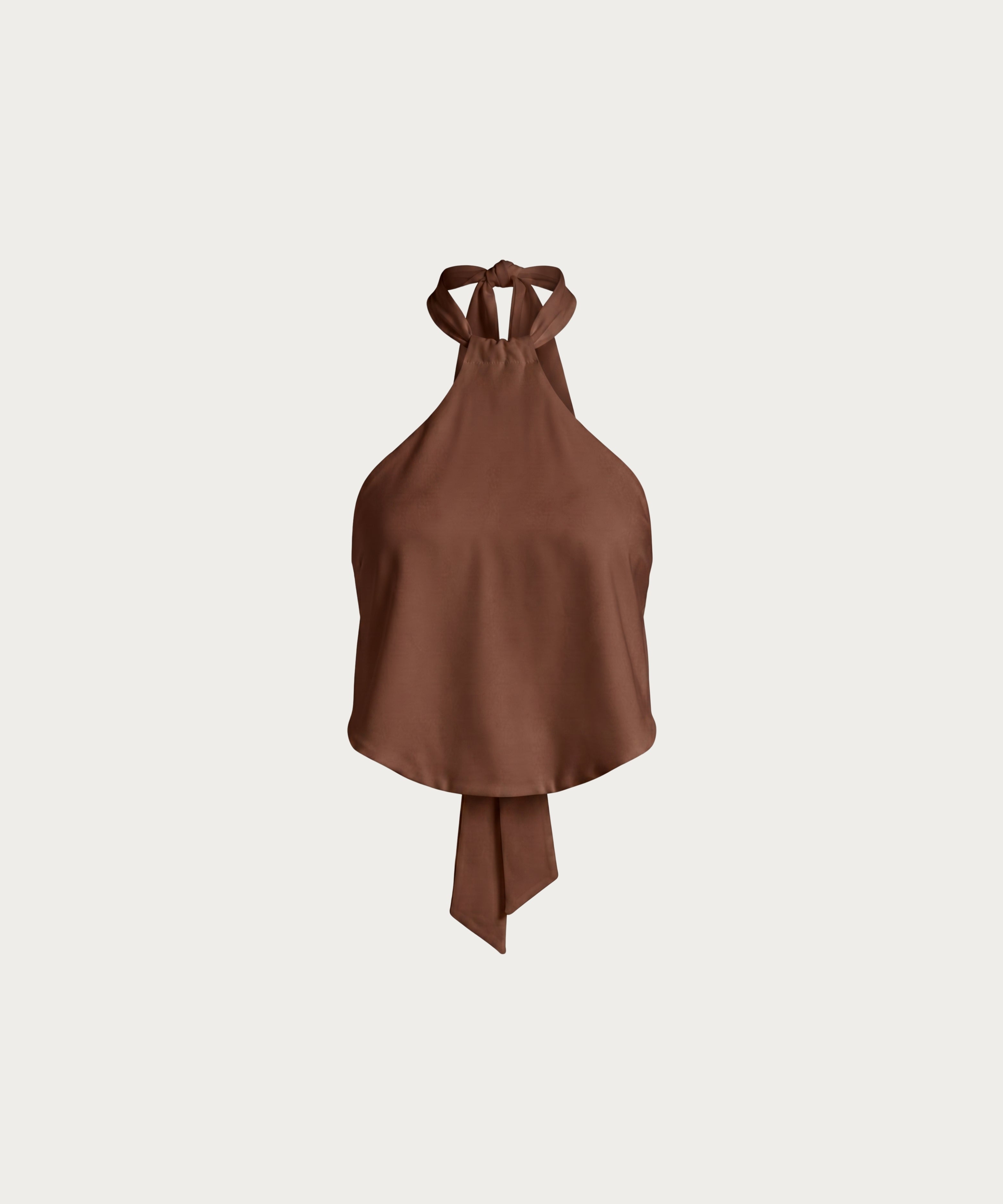 Blusa halter CHOCOLATE