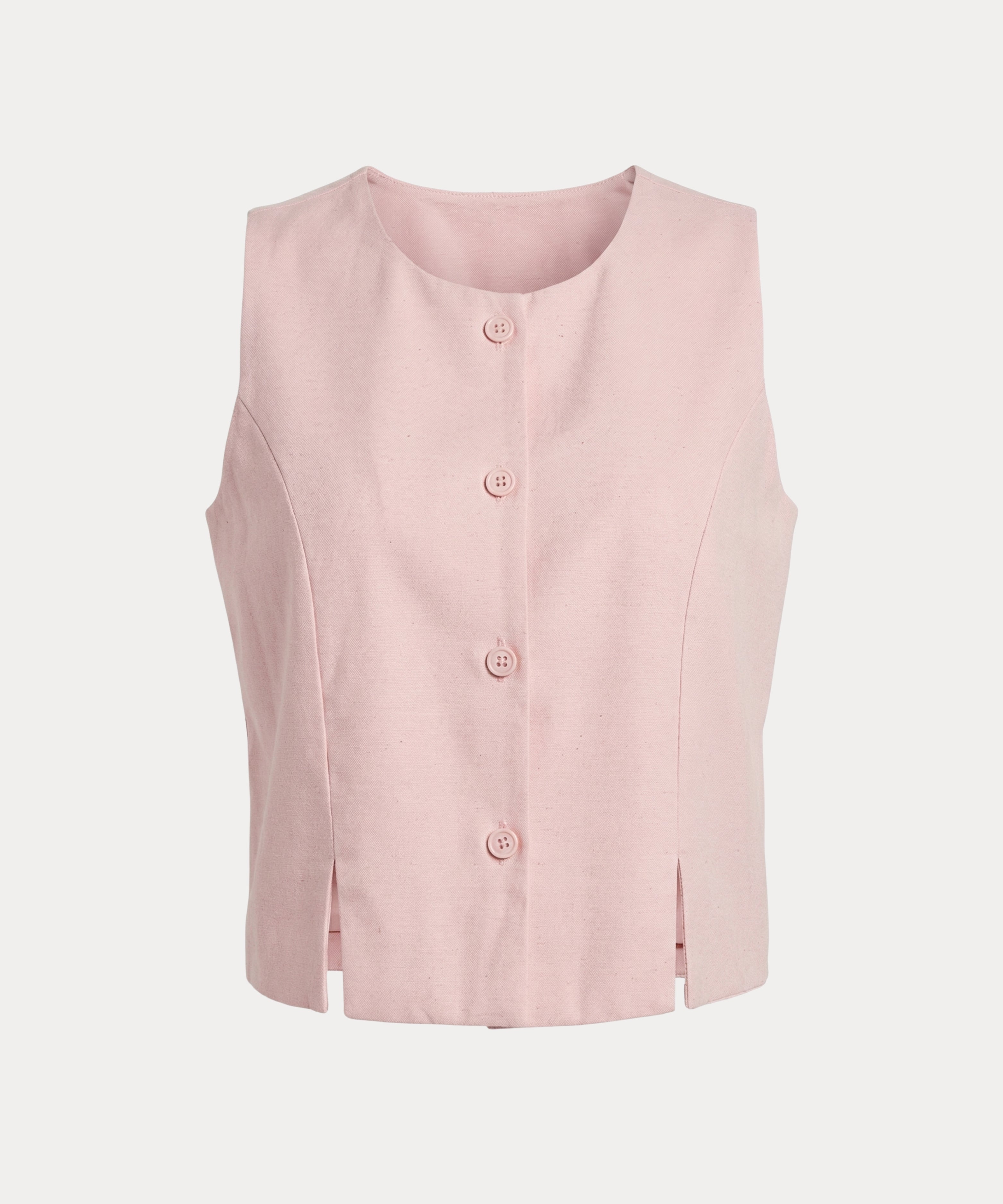 Blusa tipo chaleco ROSADO PASTEL