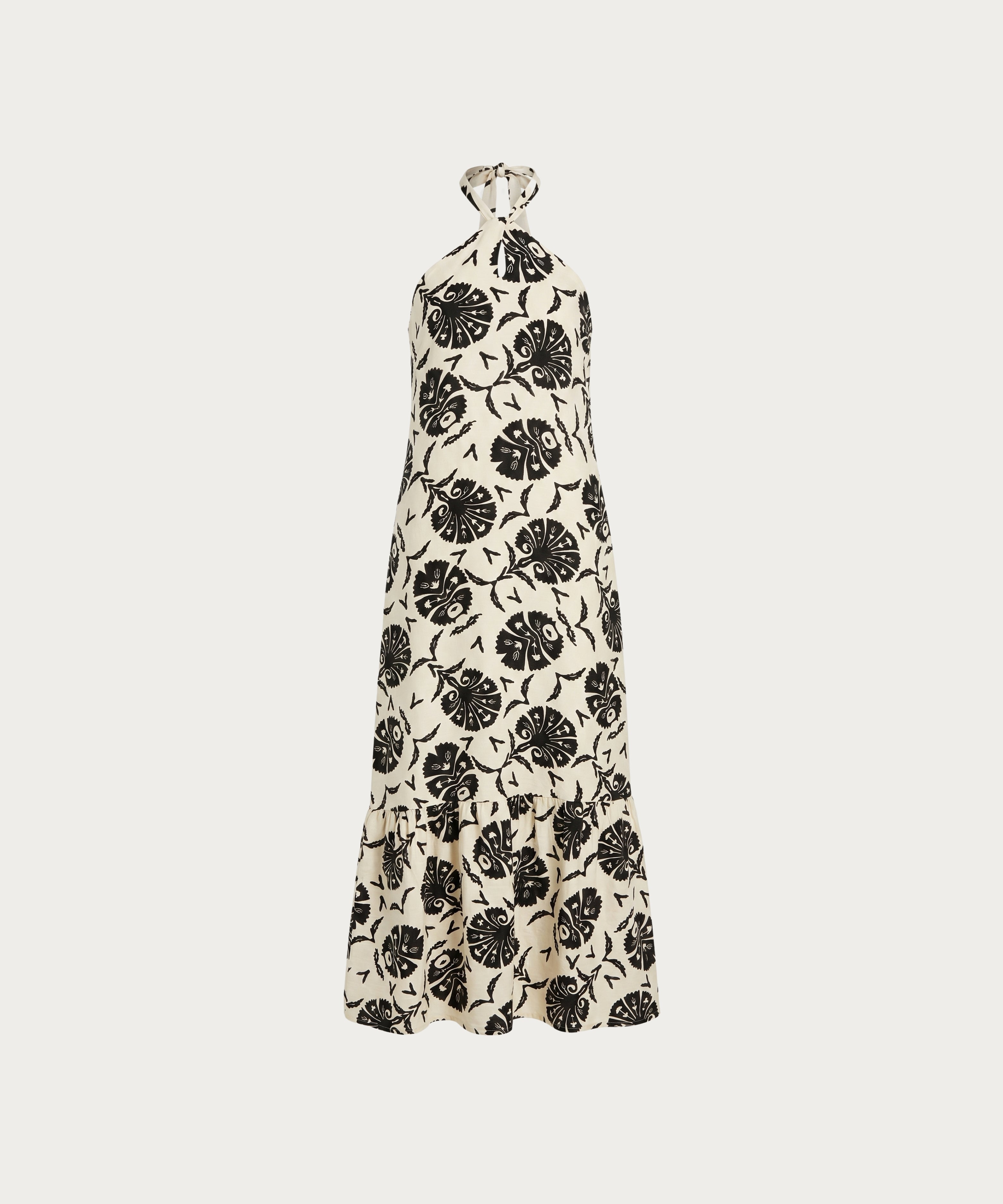 Vestido halter NEGRO