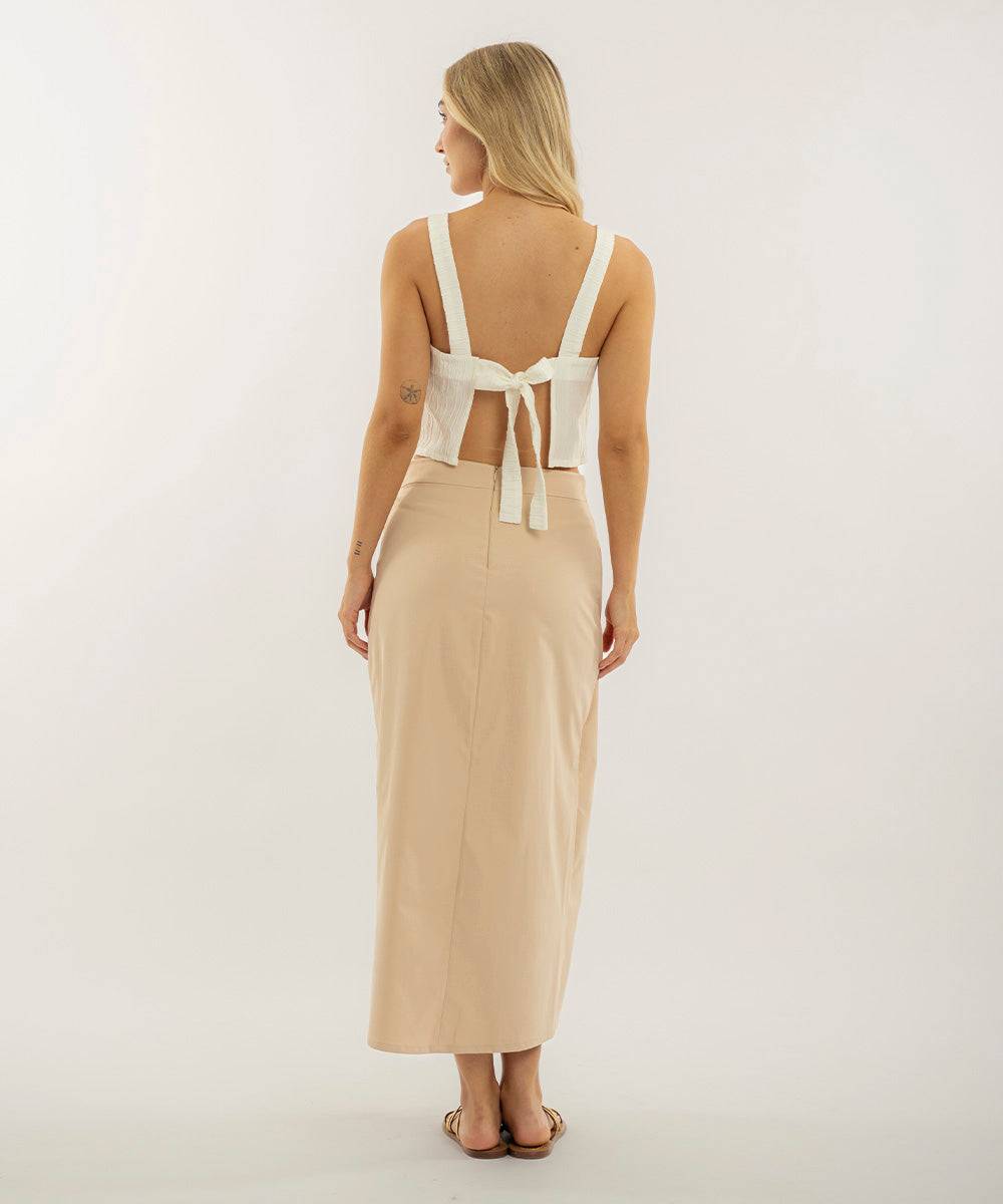 Falda Midi Con Herrajes Arena Faldas Para Mujer | Ticket Store Colombia 3