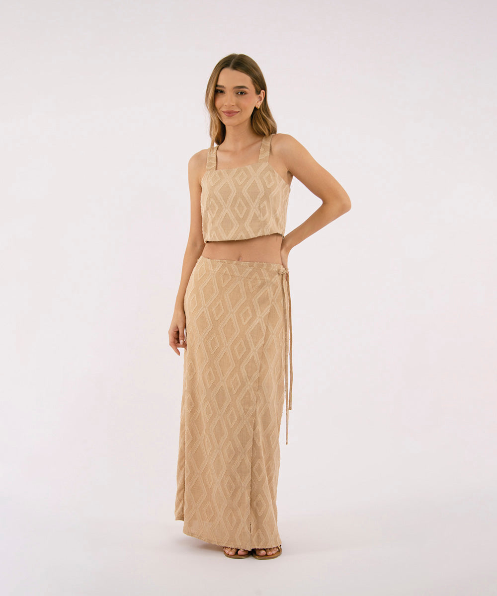 Falda Midi Cruzada ARENA