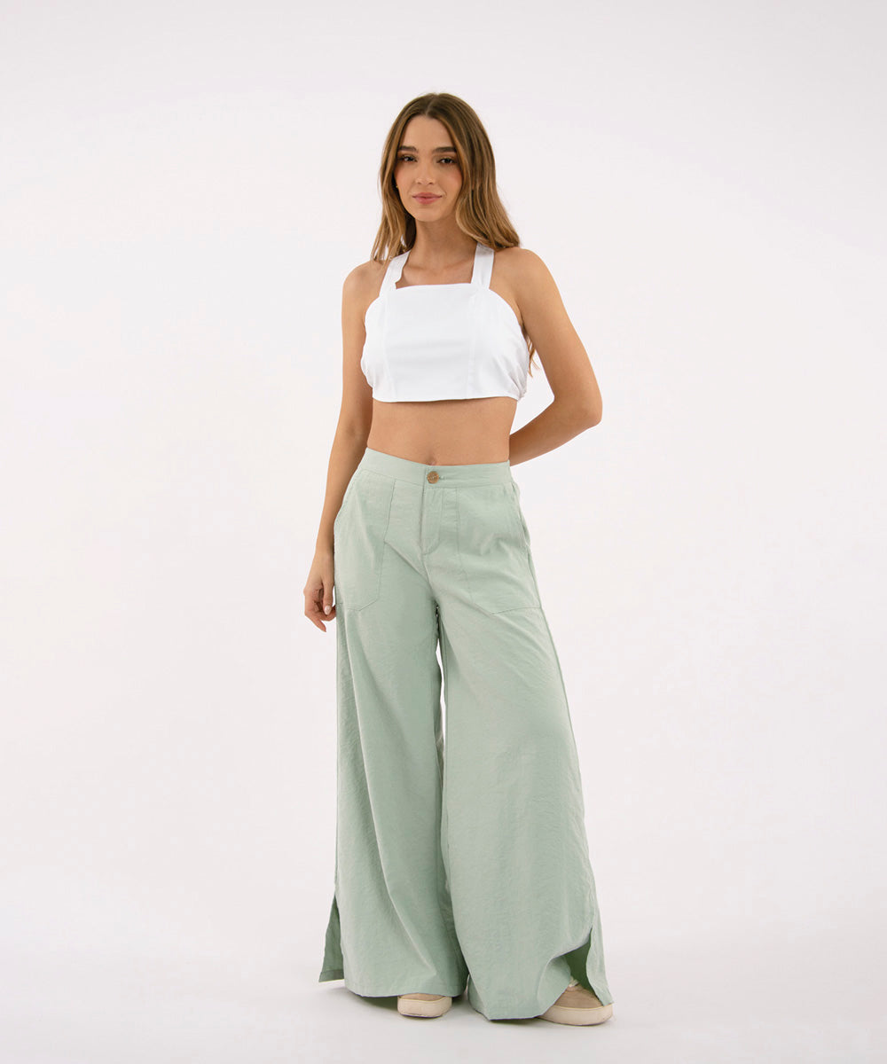 Pantalón Bota Ancha VERDE MENTA