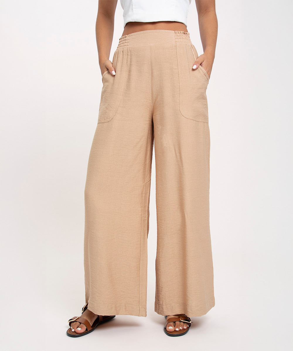 Pantalon con bolsillos CAMEL