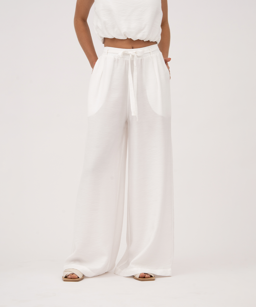 Pantalón Palazzo BLANCO