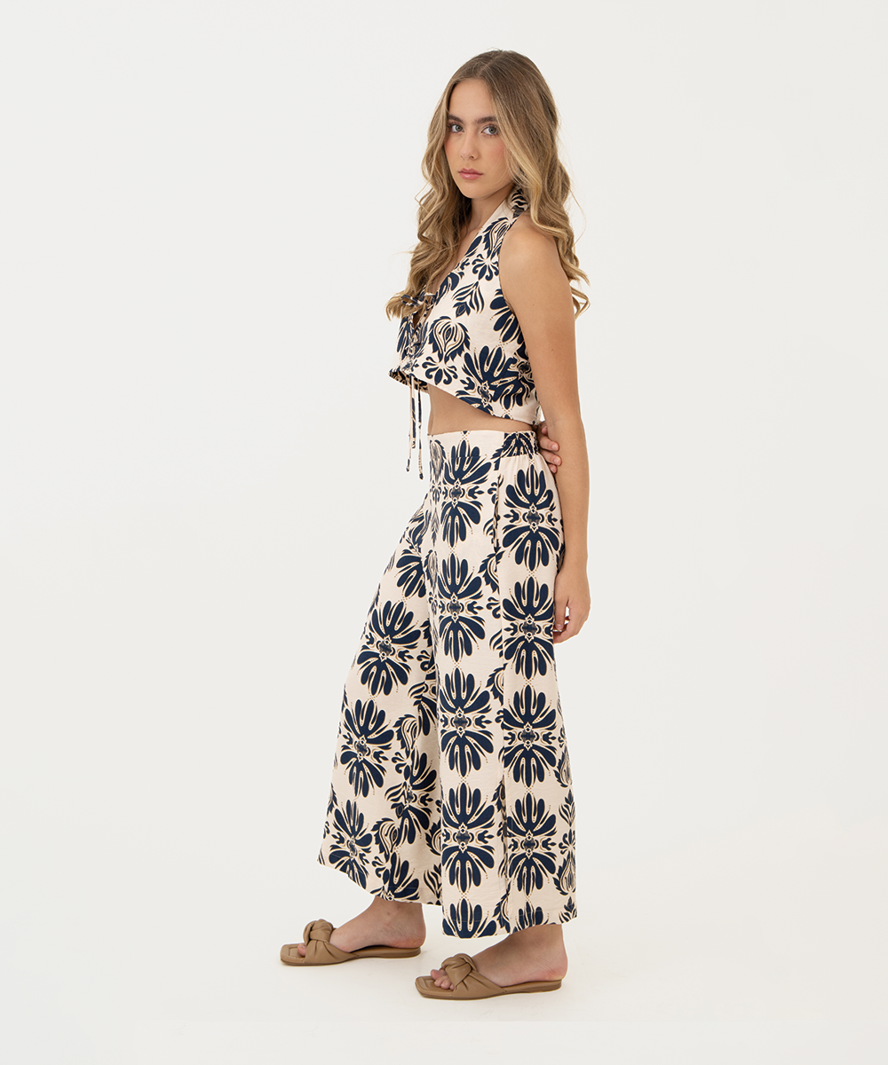 Culotte aberturas AZUL PROFUNDO