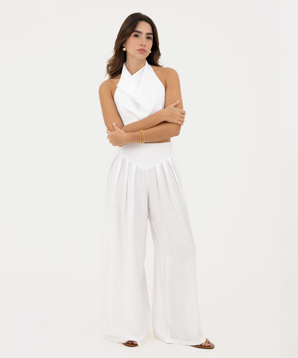 Pantalón prenses Blanco