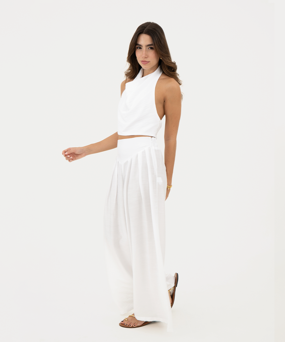 Pantalón prenses Blanco