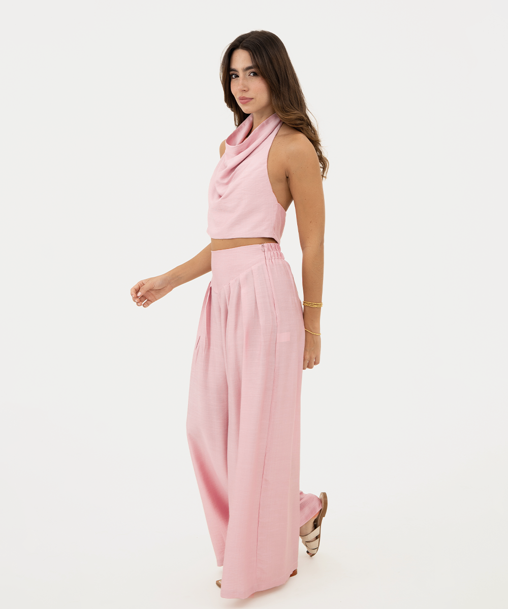 Pantalón prenses Rosado Pastel