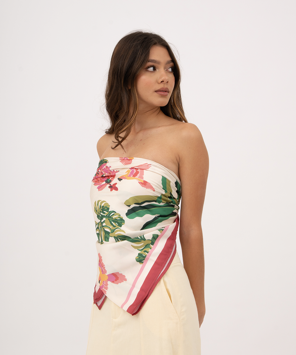 Pareo estampado Sol de Barú ROJO