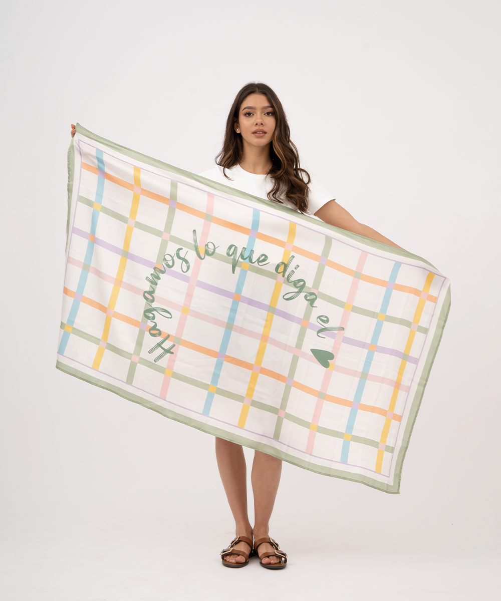 Pareo estampado Sol de Barú VERDE