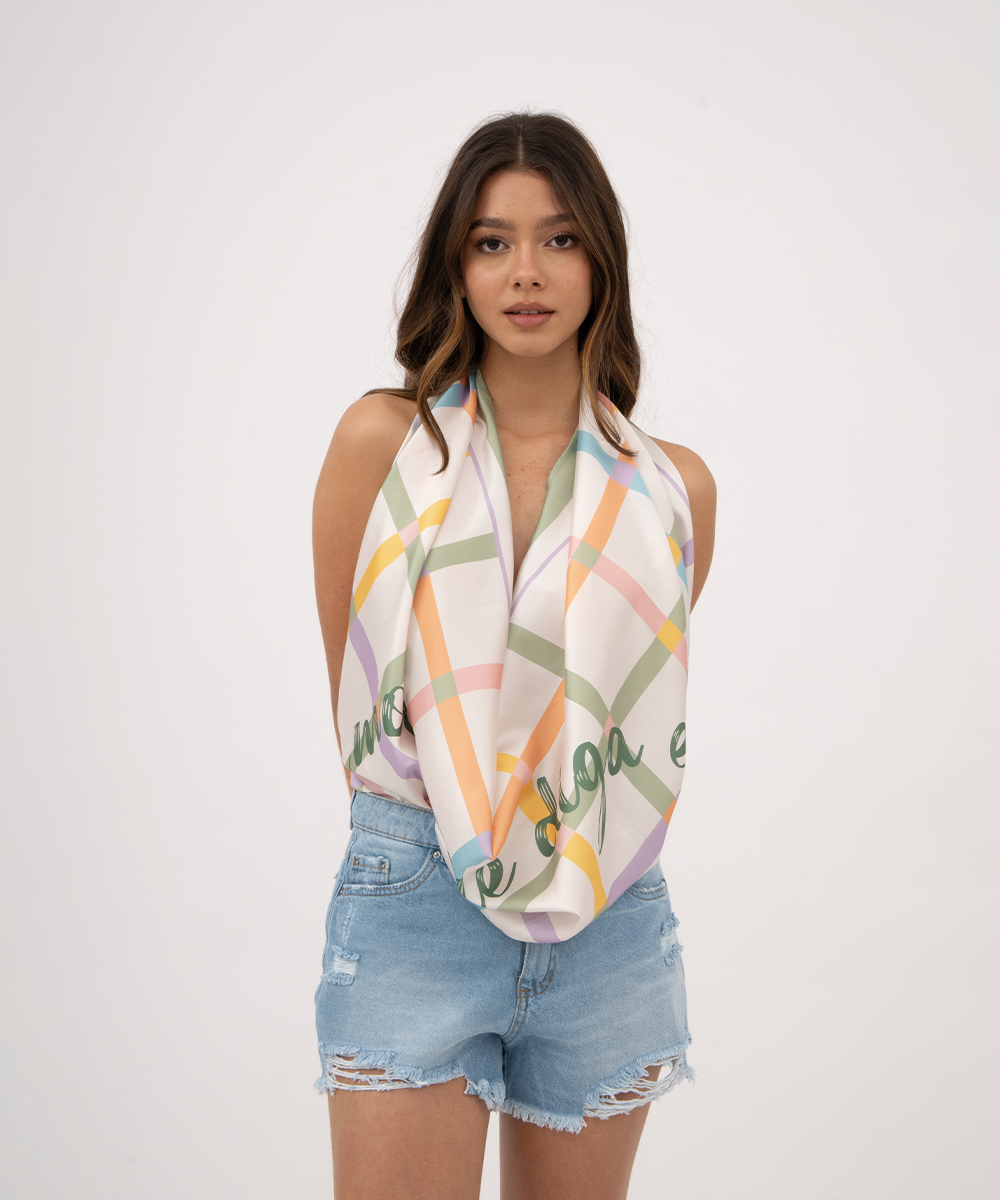 Pareo estampado Sol de Barú VERDE