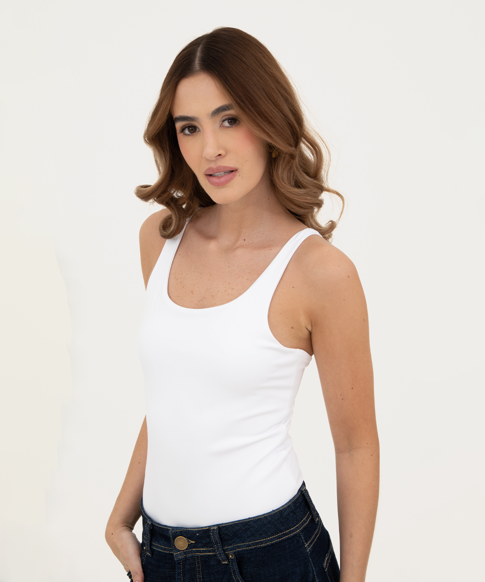 Body de tiras Blanco