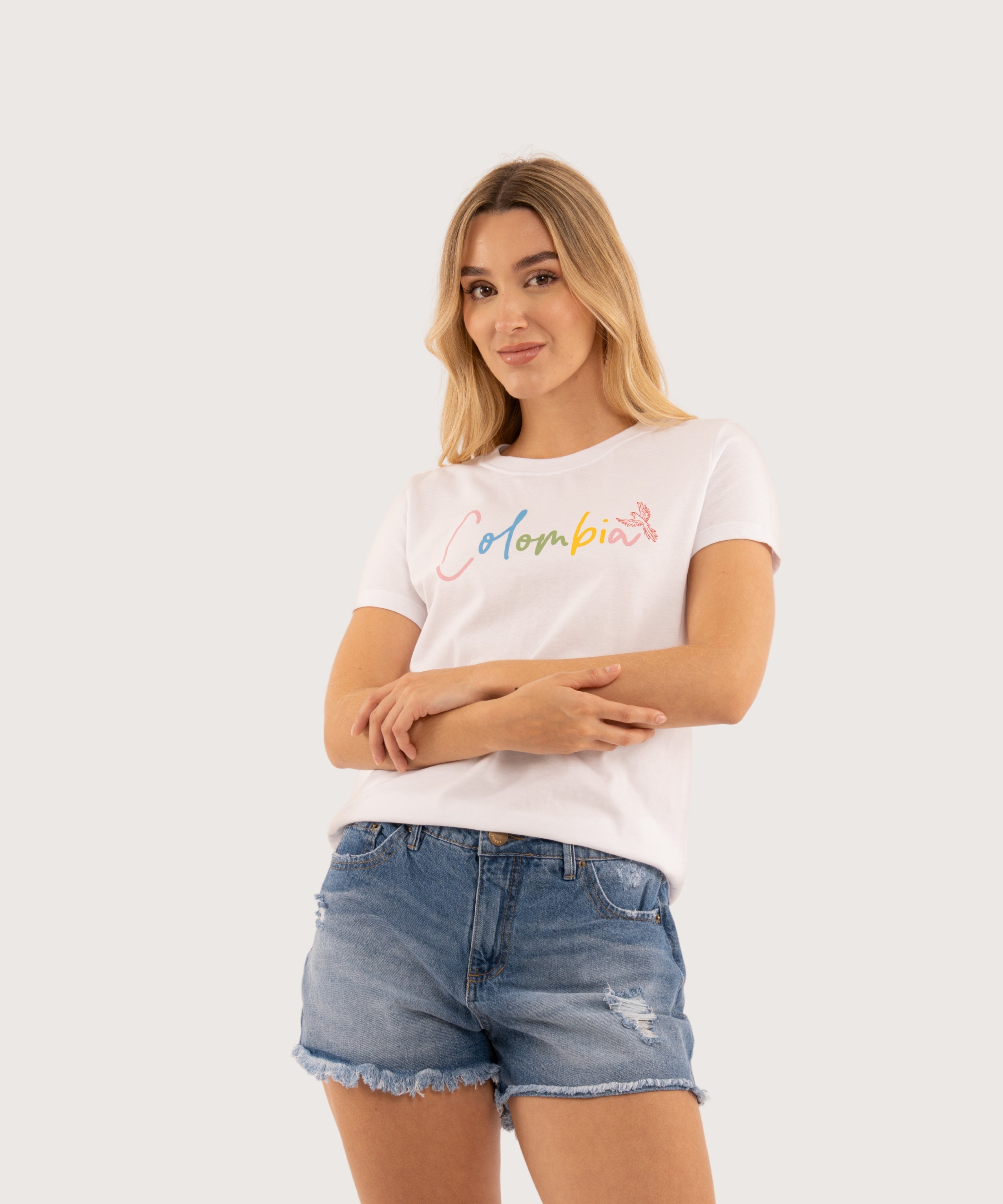 Mini t shirt basic BLANCO