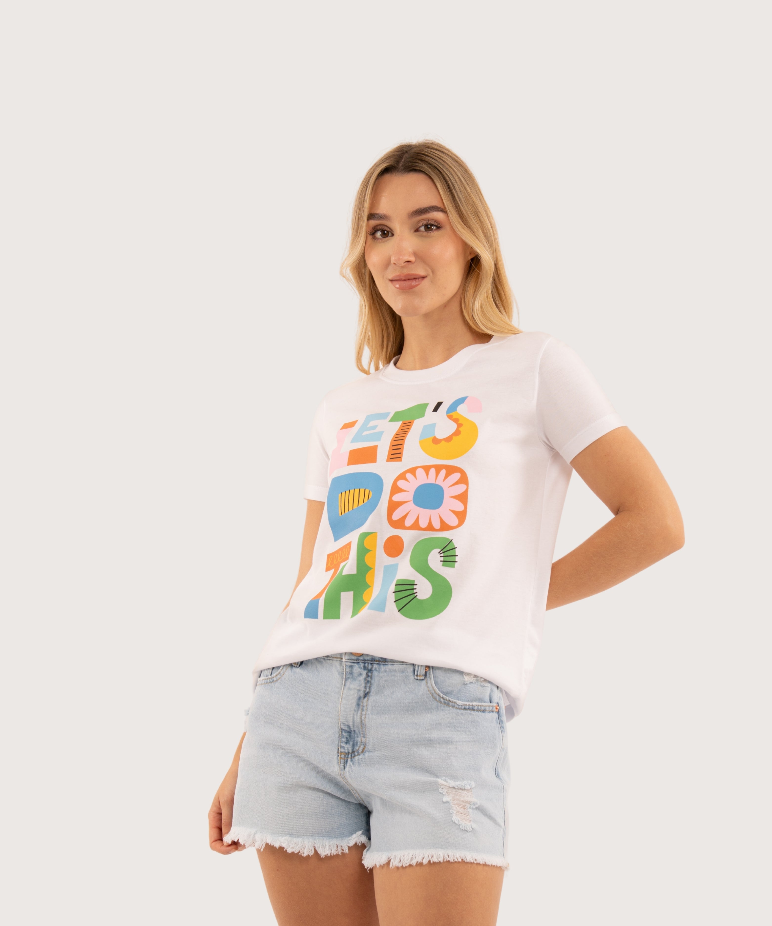 Mini t shirt basic BLANCO