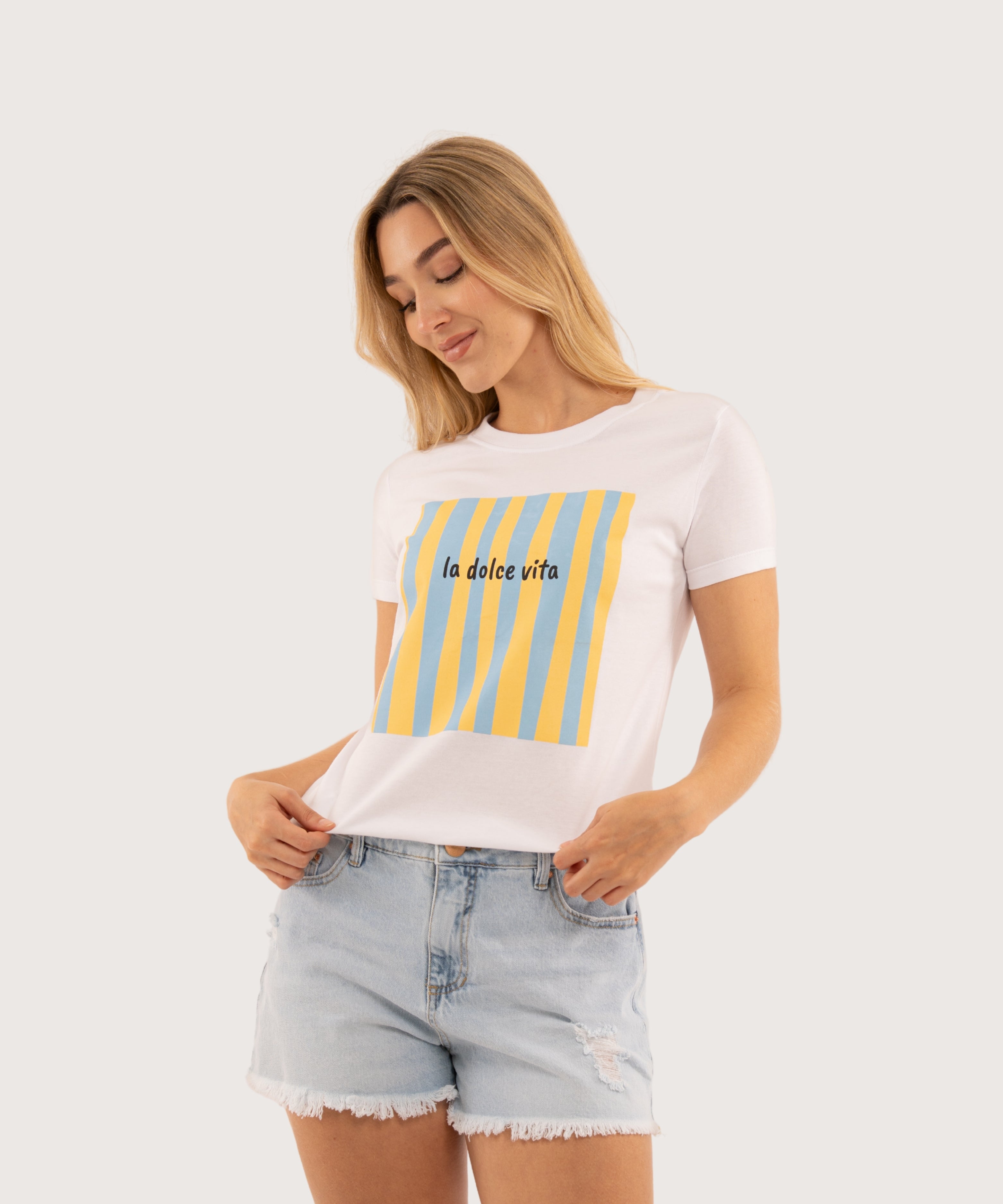 Mini t shirt basic BLANCO