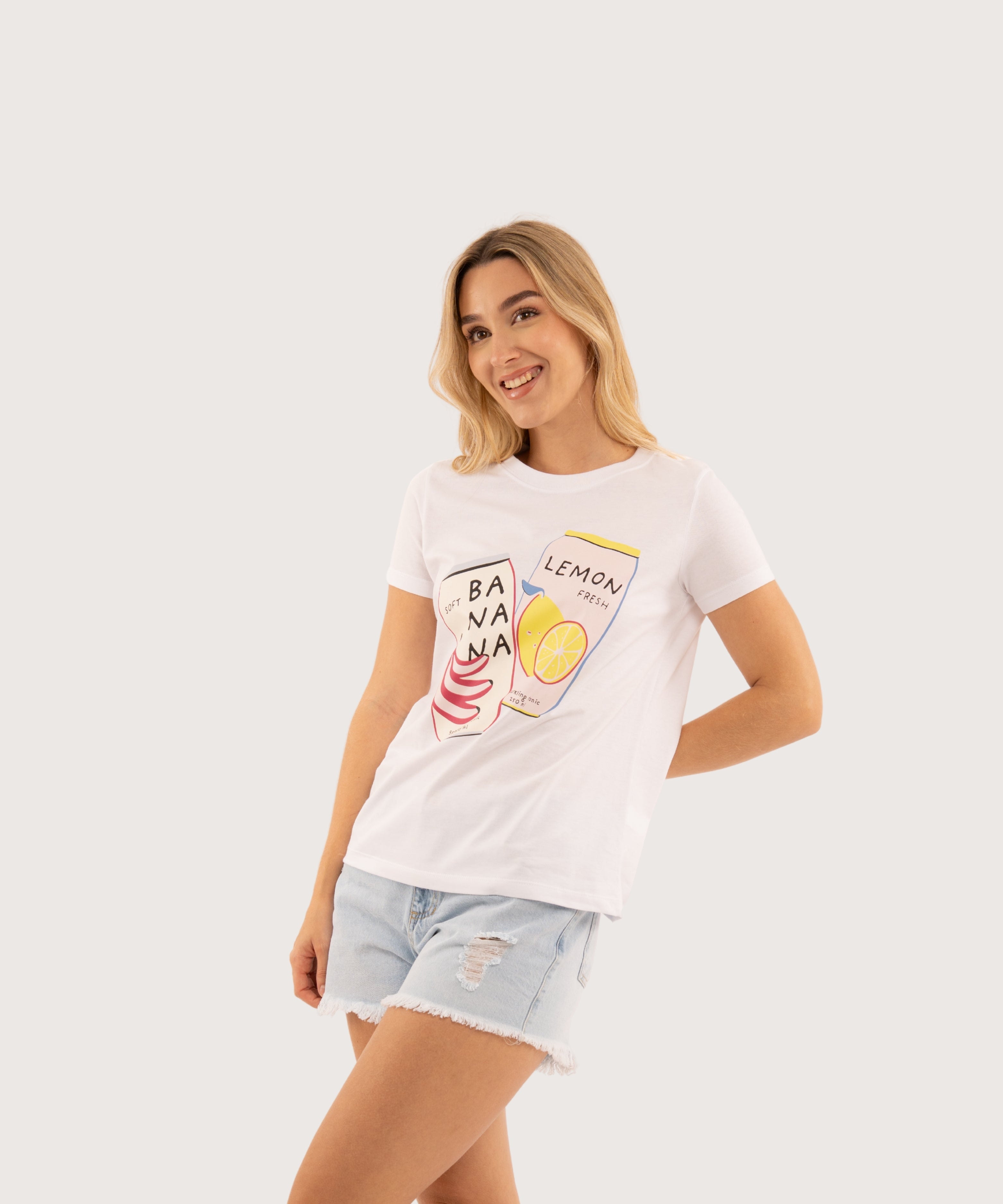 Mini t shirt basic BLANCO