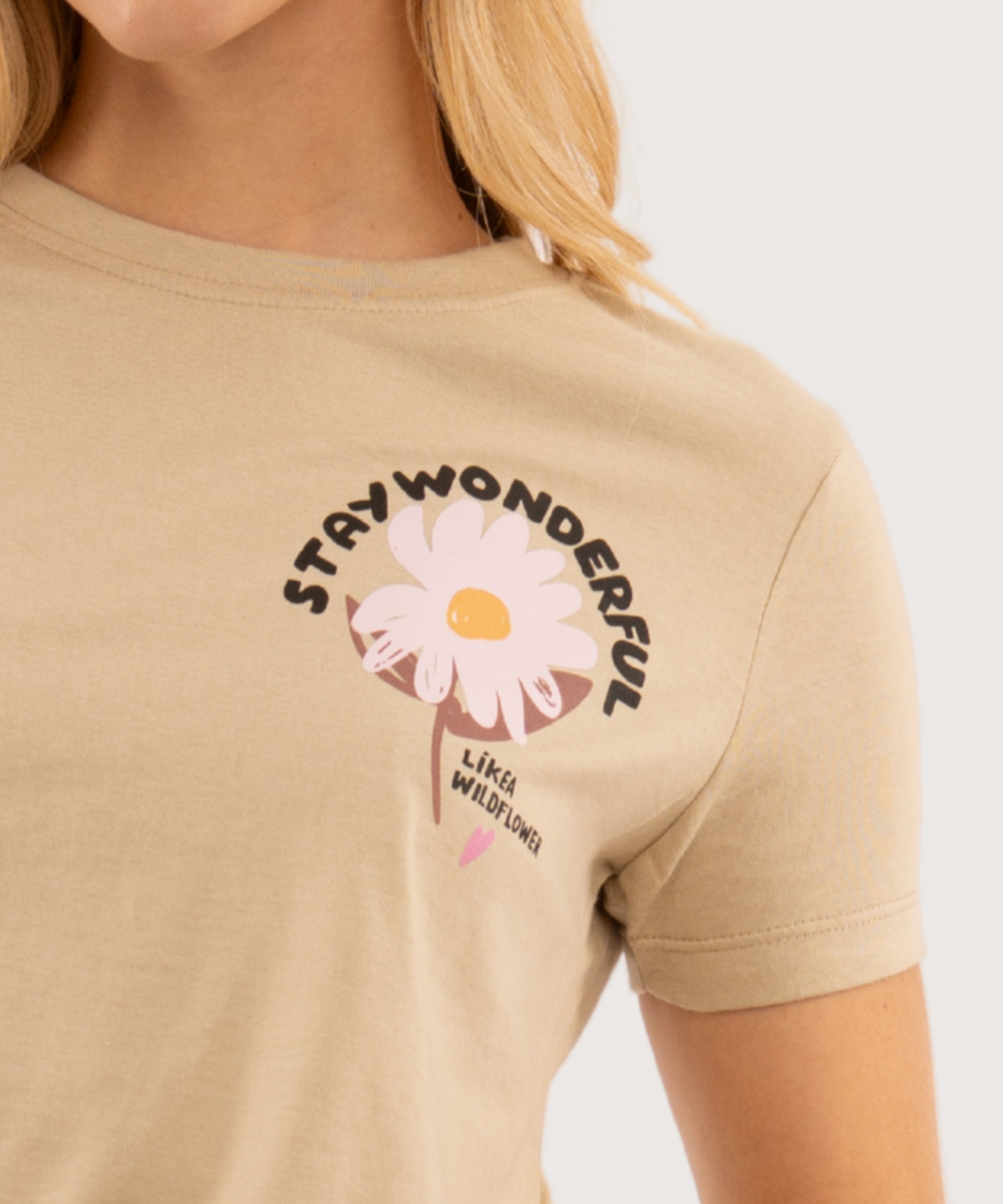 Mini t shirt basic BEIGE